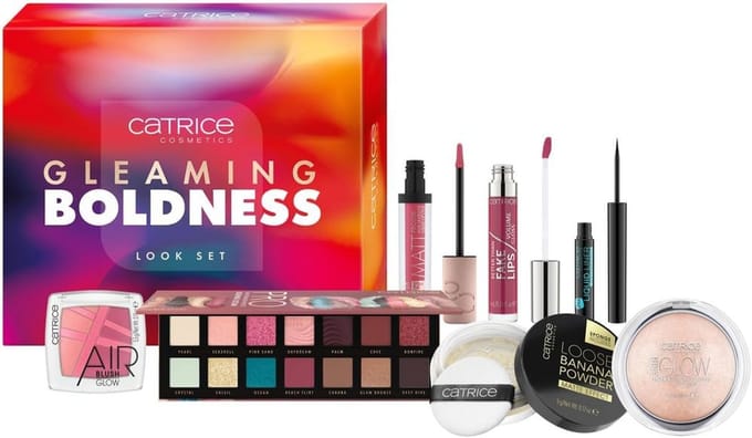 Glimmende Make-up Set voor Gedurfde Looks - 7 Delen