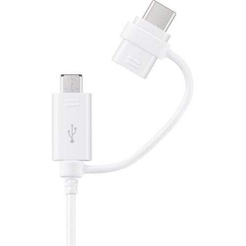 Samsung - Kabel micro-USB / USB-C naar USB 2 - 1,5m - wit