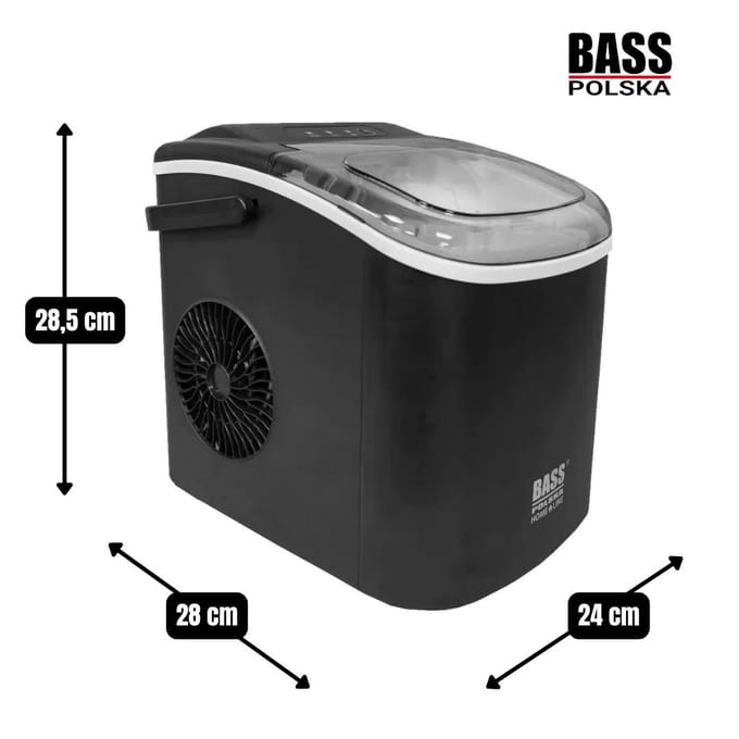 Machine à Glaçons 12kg/24H - Noire