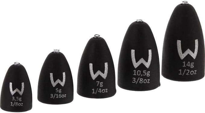 Westin Add-it Tungsten Bullet Weights Matt Black / 7g