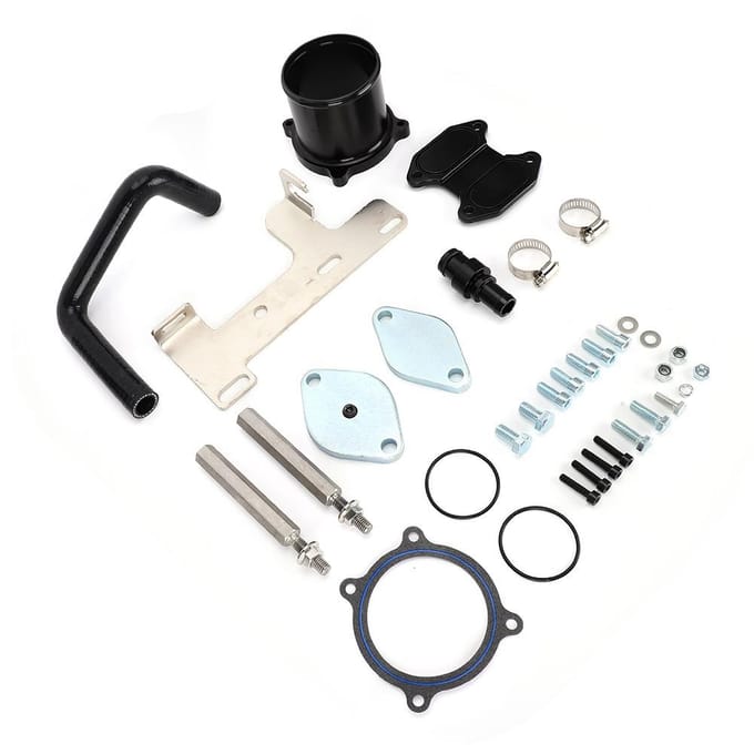 EGR Koeler & Gasklep Verwijderingskit Past voor Dodge Ram 6.7L voor Cummins Diesel 10 14