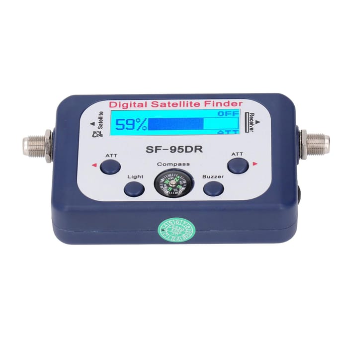 Digitale Satellietsignaalzoeker 950?2150MHz LCD-scherm met achtergrondverlichting Draagbare Satellietzoeker