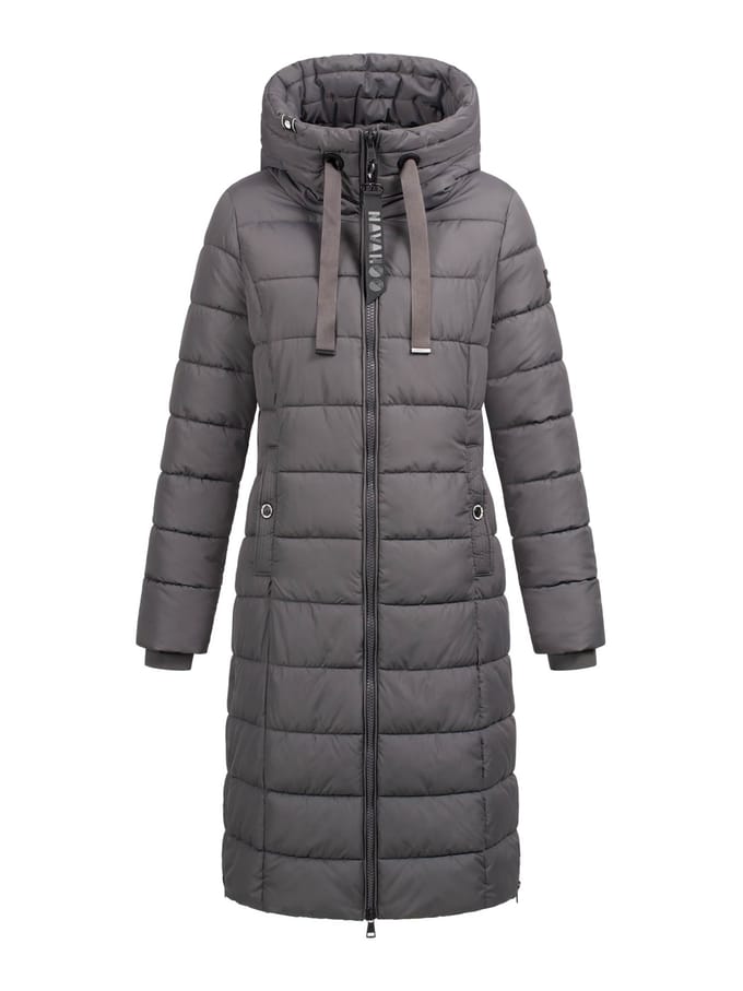 Navahoo Mondmädchen dames wintermantel met capuchon en fleecevoering