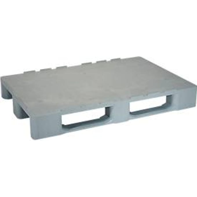 Kunststof pallet Vivo met antisliprand, 5 stuks