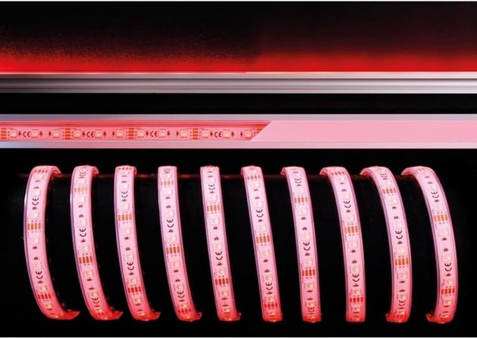 Dekolight LED Stripe 5050-60-24V -RGB-5m-IP67 - FLEX systeem