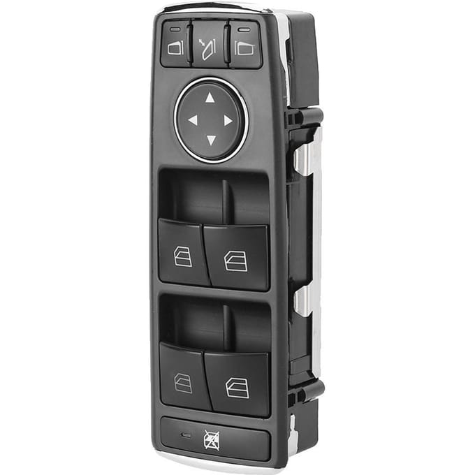 Bouton de Commande Maître de Vitre Électrique Avant 2128208310 Convient pour Classe C W204 W212 gray