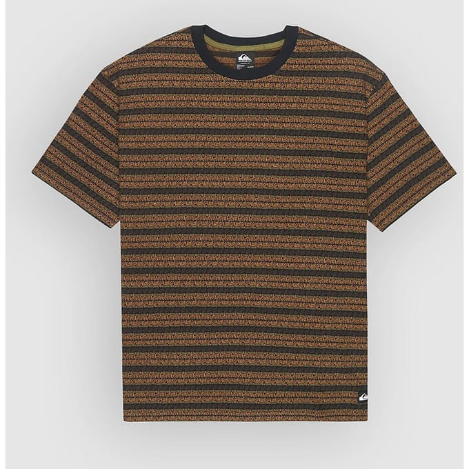 Quiksilver Okano Jacquard T-Shirt zwart