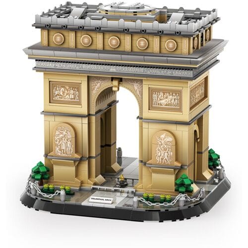 WANGE Arc de Triomphe-Paris, Frankrijk 1377 Stuks Bouwstenenset voor Hobbybouwers