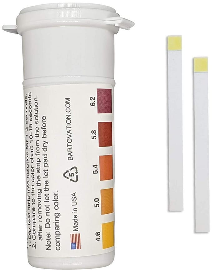 pH Teststrips voor Bierbrouwers - Zuurtegraad Meten 4.6 - 6.2 (100 Stuks)