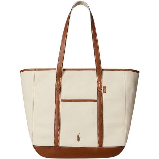 schoudertassen vrouw Ralph Lauren - md shp tte tote medium - beige