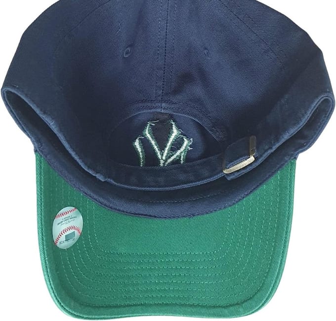 Verstelbare Baseball Pet MLB - Tweekleurig Teamlogo - Casual Schoonmaakstijl