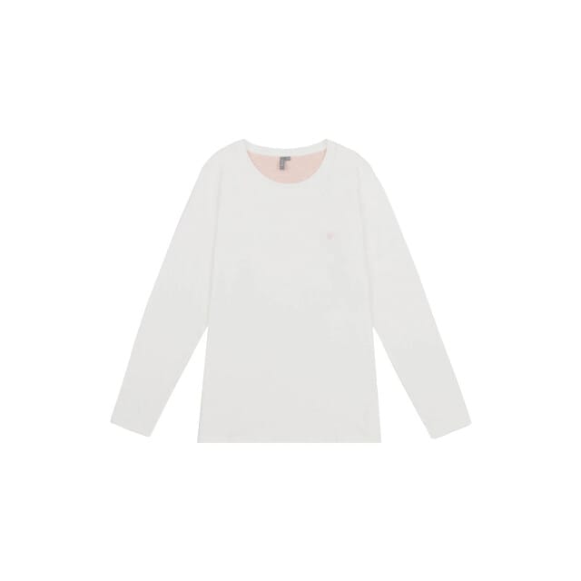 By Louise Dames pyjama set lang wit/grijs gestreept