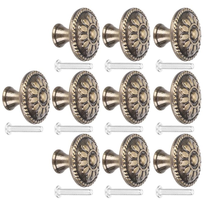 10 Set Kantoorhandgreep Deurtrekkers Meubelaccessoires Eenvoudig L Antiek Messing Kleur Zinklegering