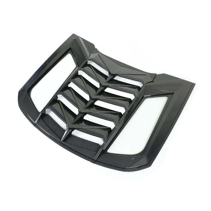 Achterruit Lamellen ABS Plastic Racing Stijl Weerbestendig Vervanging voor Mustang 2015?2021 gray
