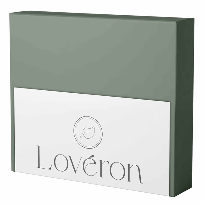 Lovéron kussensloop - Katoen - 2 stuks - 40x60 cm - Donkergroen