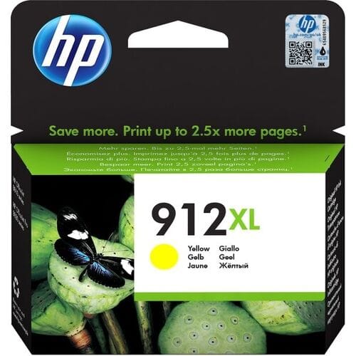 HP Inktcartridge 912XL (3YL83AE) Geel Hoge capaciteit