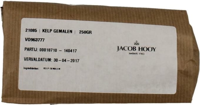 Jacob Hooy Kelp gemalen 250 Gram