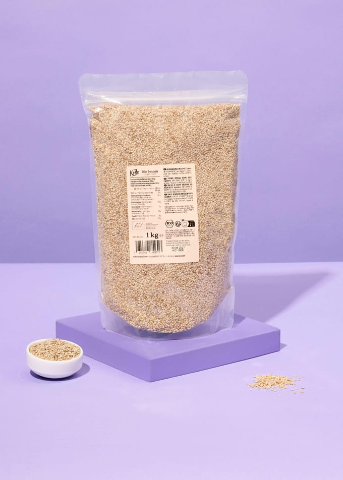 Bio ongepeld sesamzaad 1 kg
