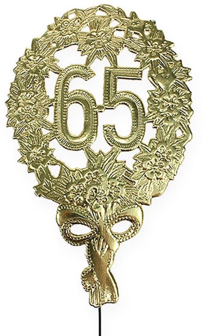 Jubileumnummer 65 Ø8cm 10st