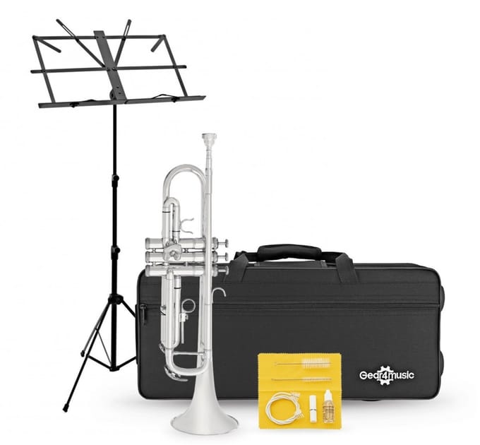Studietrompet, Zilver van Gear4music + Beginnerspakket