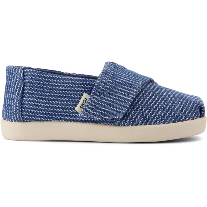 Gestreepte espadrilles voor baby jongen Toms Classic