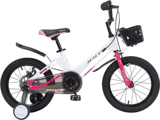 SKYS - kinderfiets van 3 t/m 4 jaar - 14 inch - roze