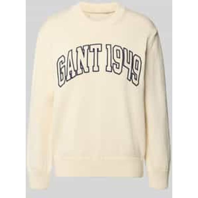Gebreide pullover met Labelstitching en Ronde hals