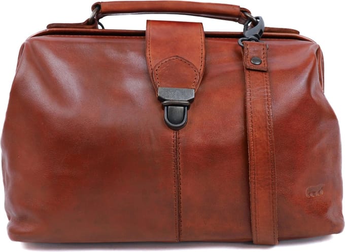 Bear Design Julia Crossbodytas Medium Dames - Leer - Cognac