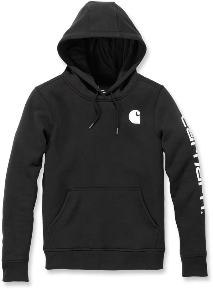 Carhartt Clarksburg Logo Zwart Sweatshirt Dames XS
