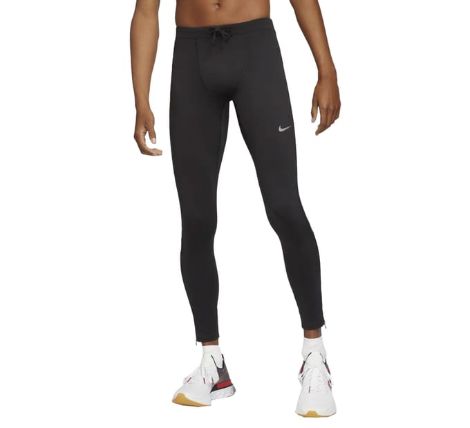 Nike Dri-Fit Challenger Hardlooplegging Heren-Zwart,Zilver