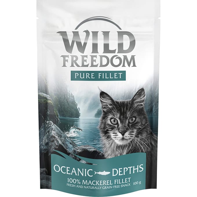 100g Wild Freedom Makreelfilet Filet Kattensnacks