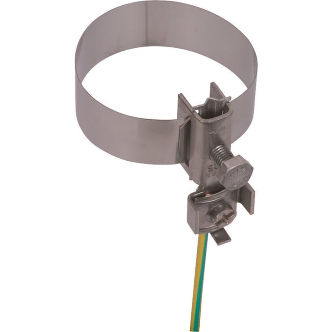 Dehn aardpijpklem D 27-114mm met aansluitklem 2x4-25mm2 - 540911