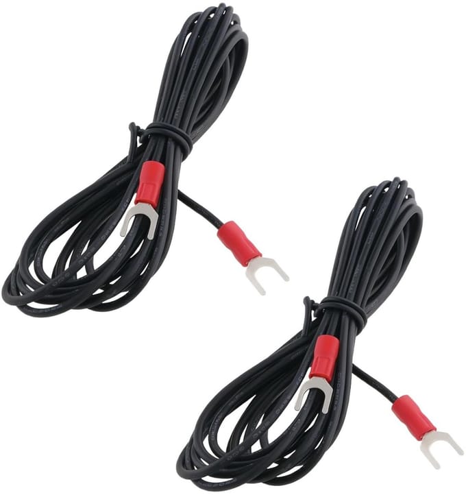 Fonograaf Draaitafel Aarding - 2 m HiFi Aarde Draad met 18AWG Kabel en U-Type Connectoren