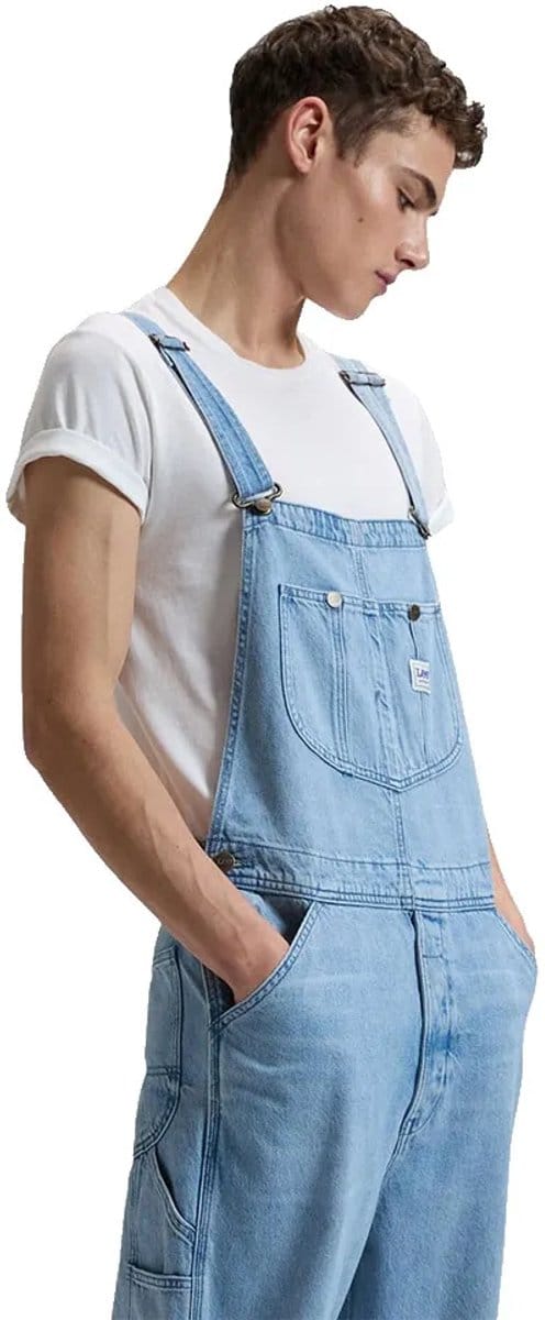 Lee 112376913 Relaxed Fit Mouwloze Overall Blauw S Man