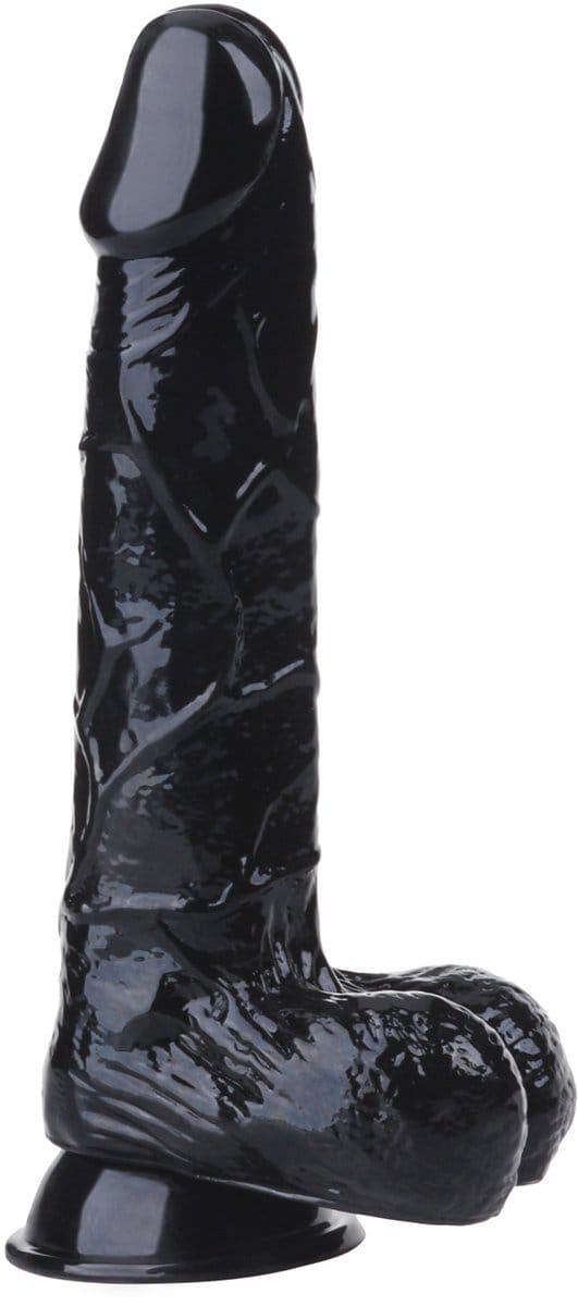 Being Fetish - Dildo - Kunstrubber - 21,5 cm - Zwart