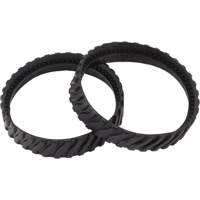 2 stuks Zwembadreiniger Vervangende Rupsband Rubber Rupsband voor Zodiac MX8 MX6 Robot Zwembadstofzuiger black