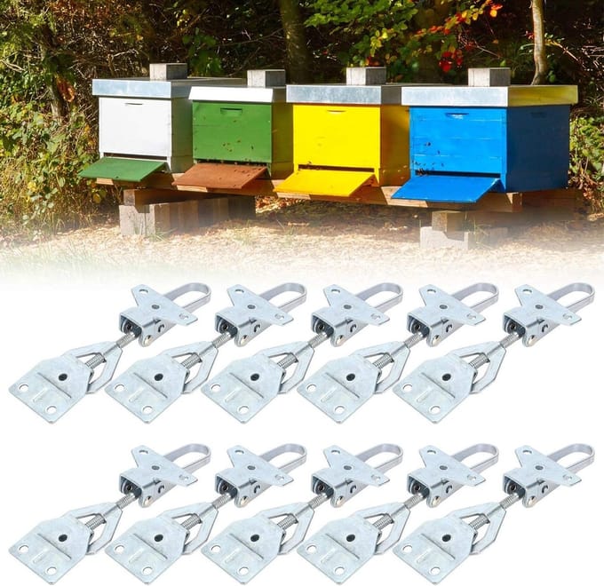 Set van 10 Verstelbare Bijenkorf Connectoren voor Beekeeping - Accessoires en Gereedschap voor Imkers