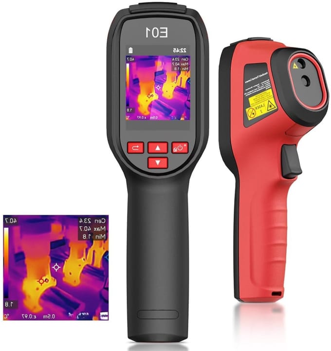 VIN® Warmtecamera – Warmtebeeldcamera Met Laserpointer - Warmte Camera Met 20 Hz Verversingssnelheid - Infrarood Camera - Thermische Camera - Warmtebeeld Kijker