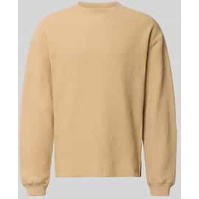regular fit sweatshirt van katoenmix model 'DENOLONG'