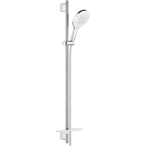 GROHE Rainshower SmartActive 150 Glijstangset - 90 cm - met zeepschaal - chroom/moon white - 26594LS0
