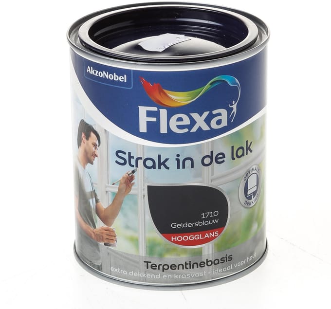 Flexa Hoogglans blauw 750ml