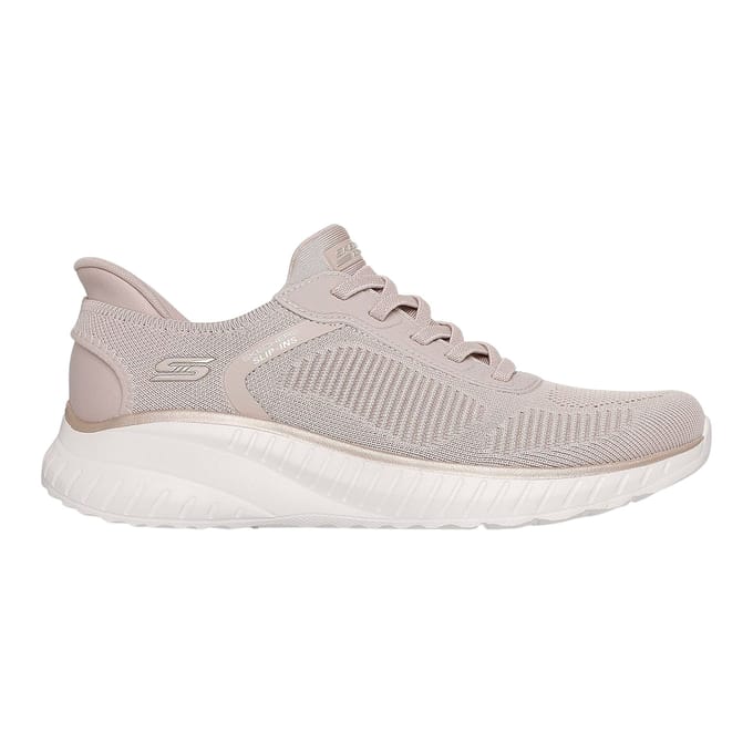 Skechers BOBS Sport Squad Chaos Textiel Dames Natuur/Gouden Standaard Sneakers