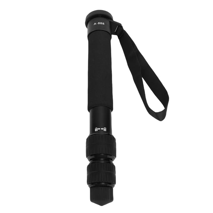 Professionele Camera Monopod 155cm Aluminiumlegering 7 Secties Draagbaar 5kg Belasting Enkele Lens Reizen