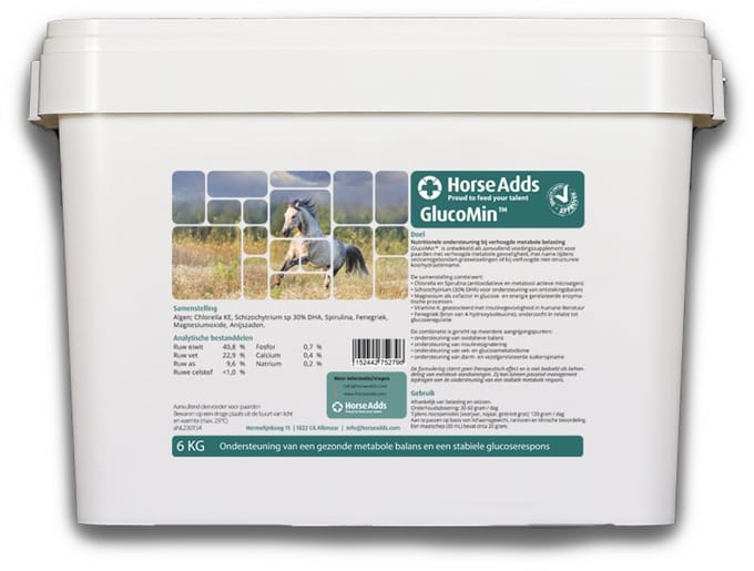 GlucoMin 6 kg - Horse Adds Paardensupplementen
