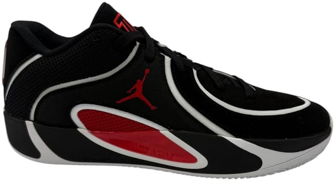 Jordan - Tatum 4 - Basketbalschoenen - Zwart/Wit/Rood - Maat 49.5