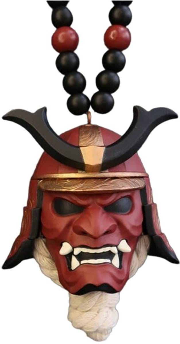 Dailygoods- Auto Ornament - Japanse Oni Samurai Helm - Auto Decoratie
