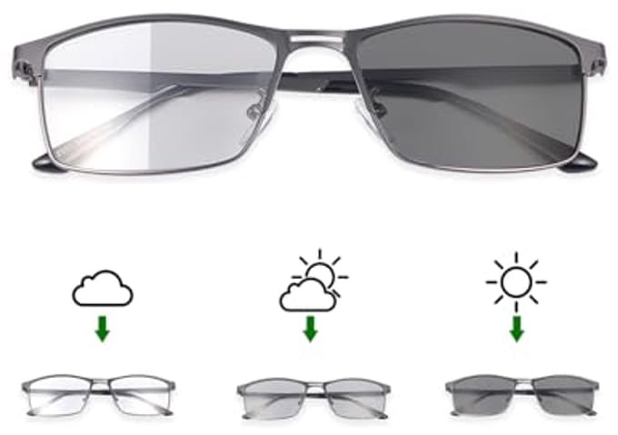 Bifocale Leesbril met Blauwlichtfilter en UV400 Bescherming voor Dames en Heren