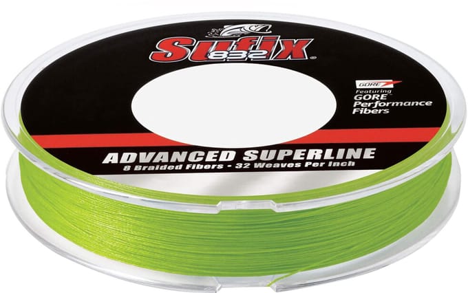 Sufix 832 Gevlochten Vislijn 120 M 0.180 mm