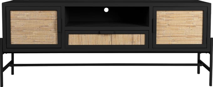 Dutchbone Yasu Dressoir Hout/ Metaal Zwart