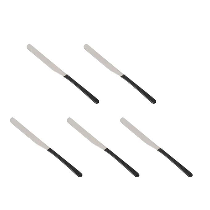 5 stuks RVS Make-up Spatel Blenden Roeren Cosmetisch Mengschraper voor Salon Thuis white